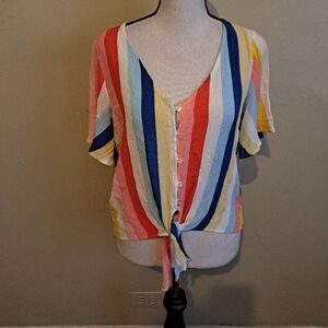 Striped Summer Top.